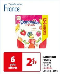 Danonino - Fruits  offre à 2,39€ sur Auchan Hypermarché