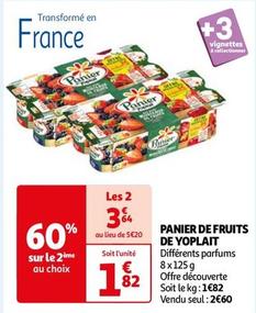 yoplait - panier de fruits 