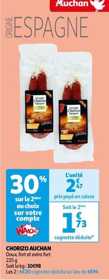 auchan - chorizo