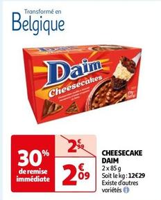 Daim - Cheesecake offre à 2,09€ sur Auchan Hypermarché