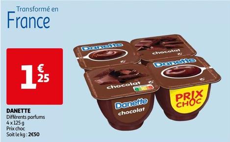 Danone - Danette offre à 1,25€ sur Auchan Hypermarché