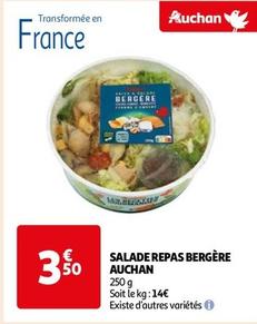 auchan - salade repas bergère