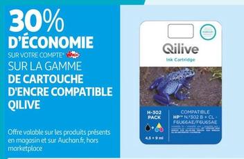 Qilive - Sur La Gamme De Cartouche D'encre Compatible offre sur Auchan Hypermarché