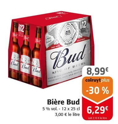 Bud - Bière offre à 6,29€ sur Colruyt
