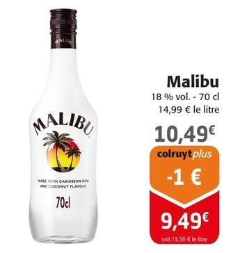Malibu offre à 10,49€ sur Colruyt