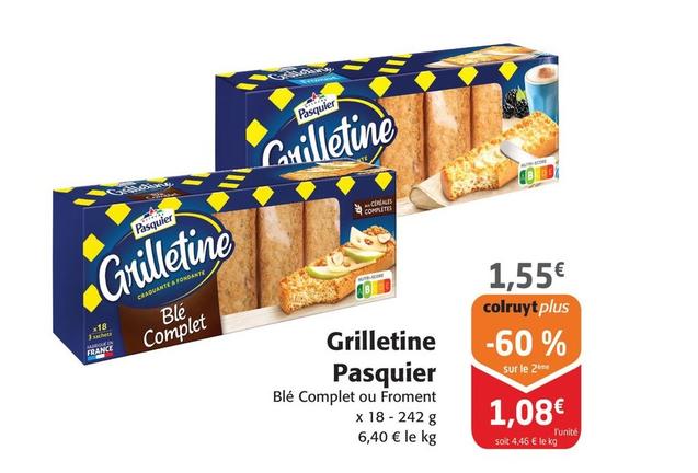 Pasquier - Guilletine offre à 1,55€ sur Colruyt