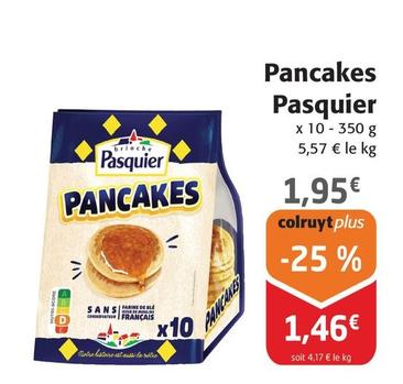 Pasquier - Pancakes offre à 1,95€ sur Colruyt