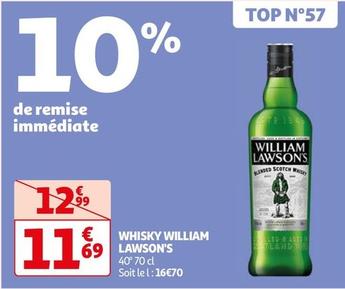 William Lawson's - Whisky offre à 11,69€ sur Auchan Hypermarché