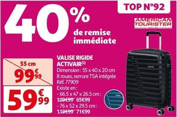 Valise Rigide Activair offre à 59,99€ sur Auchan Hypermarché