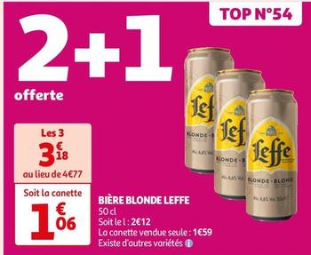 Leffe - Bière Blonde offre à 1,06€ sur Auchan Hypermarché