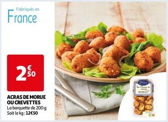 Briau - Acras De Morue Ou Crevettes offre à 2,5€ sur Auchan Hypermarché