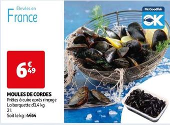 Moules De Cordes  offre à 6,49€ sur Auchan Hypermarché