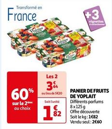 Yoplait - Panier De Fruits offre à 1,82€ sur Auchan Hypermarché