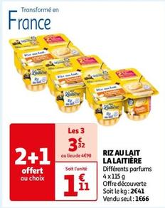 La Laitière - Riz Au Lait offre à 1,11€ sur Auchan Hypermarché
