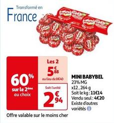 Babybel - Mini offre à 4,2€ sur Auchan Hypermarché