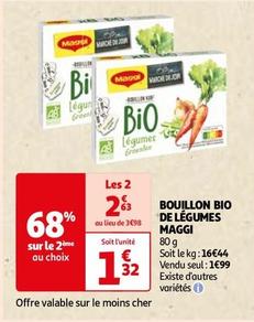 Maggi - Bouillon Bio De Legumes  offre à 1,32€ sur Auchan Hypermarché