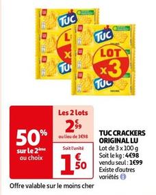 Lu - Tuc Crackers Original  offre à 1,5€ sur Auchan Hypermarché