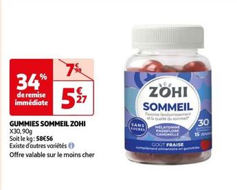 Zohi - Gummies Sommeil offre à 5,27€ sur Auchan Hypermarché