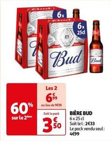 Bud - Bière offre à 4,99€ sur Auchan Hypermarché