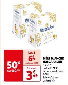 Hoegaarden - Bière Blanche offre à 4,65€ sur Auchan Hypermarché