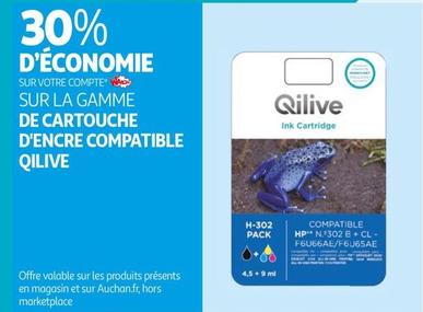Qilive - Sur La Gamme De Cartouche D'Encre Compatible offre sur Auchan Hypermarché