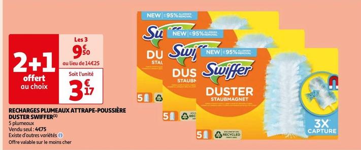 Swiffer - Recharges Pulmeaux Attrape-Poussiere Duster  offre à 3,17€ sur Auchan Hypermarché