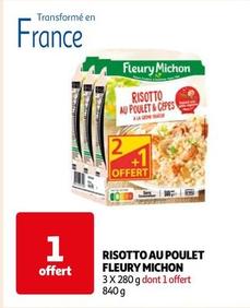 Fleury Michon - Risotto Au Poulet  offre sur Auchan Hypermarché