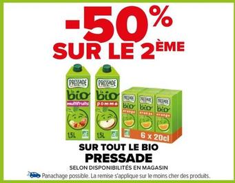 Pressade - Sur Tout Le Bio  offre sur Carrefour