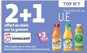 Innocent - Sur La Gamme offre sur Auchan Supermarché