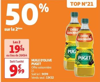 Puget - Huile D'Olive offre à 9,99€ sur Auchan Supermarché