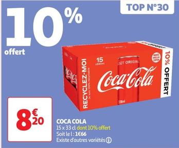 Coca Cola - 15 X33cl offre à 8,2€ sur Auchan Supermarché