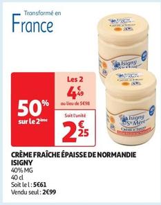 Isigny Sainte Mére - Crème Fraîche Épaisse De Normandie