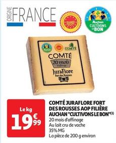 Auchan - Juraflore Comté Fort Des Rousses Aop Filière "cultivons Le Bon"