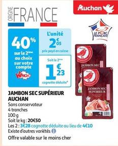 Auchan - Jambon Sec Supérieur