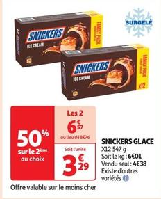 Snickers - Glace