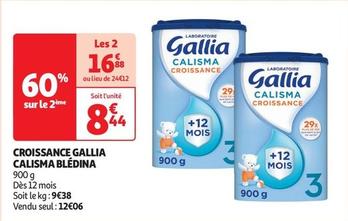 Gallia - Croissance Calisma Bledina  offre à 8,44€ sur Auchan Supermarché