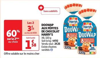 Harry's - Doowap Aux Pépites De Chocolat offre à 1,58€ sur Auchan Supermarché