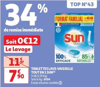 Sun - Tablettes Lave-vaisselle Tout En 1