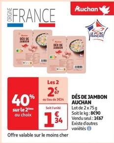 Auchan - Dés De Jambon