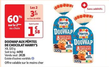 Harry's - Doowap Aux Pepites De Chocolat  offre à 1,58€ sur Auchan Supermarché