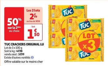 Lu - Tuc Crackers Original offre à 1,5€ sur Auchan Supermarché
