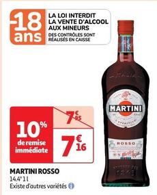 Martini - Rosso offre à 7,16€ sur Auchan Supermarché