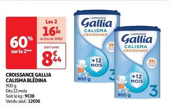 Gallia - Croissance Calisma Blédina offre à 8,44€ sur Auchan Supermarché