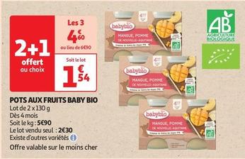 Baby Bio - Pots Aux Fruits 