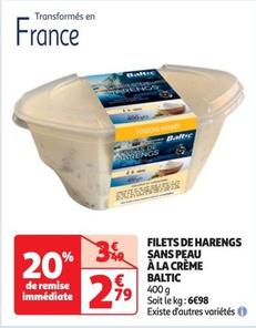 Baltic - Filets De Harengs Şans Peau À La Crème offre à 2,79€ sur Auchan Hypermarché