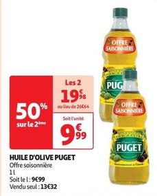 Puget - Huile D'Olive offre à 13,32€ sur Auchan Supermarché