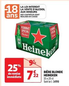 Heineken - Bière Blonde offre à 7,22€ sur Auchan Supermarché