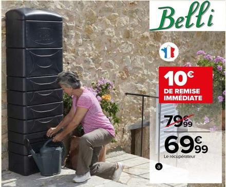 Belli - Récupérateur À Eau offre à 69,99€ sur Carrefour