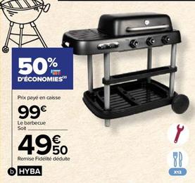 Hyba - Barbecue Gaz Gz1 offre à 49,5€ sur Carrefour