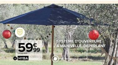Hyba - Parasol Droit Louga offre à 59,99€ sur Carrefour
